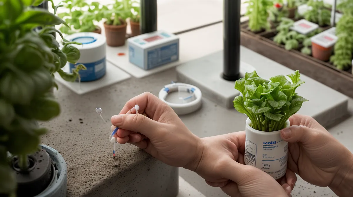 Errores de hidroponía con lechuga urbana en un huerto en balcón para principiantes en Barcelona