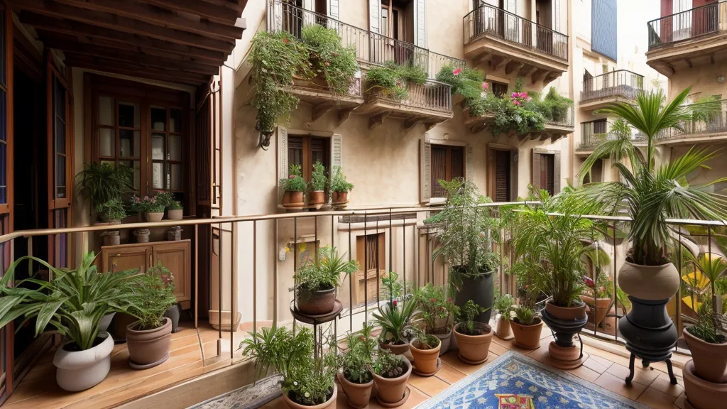 Lechuga espigada en maceta por el calor de julio, un caso típico de huerto urbano en balcones de Barcelona