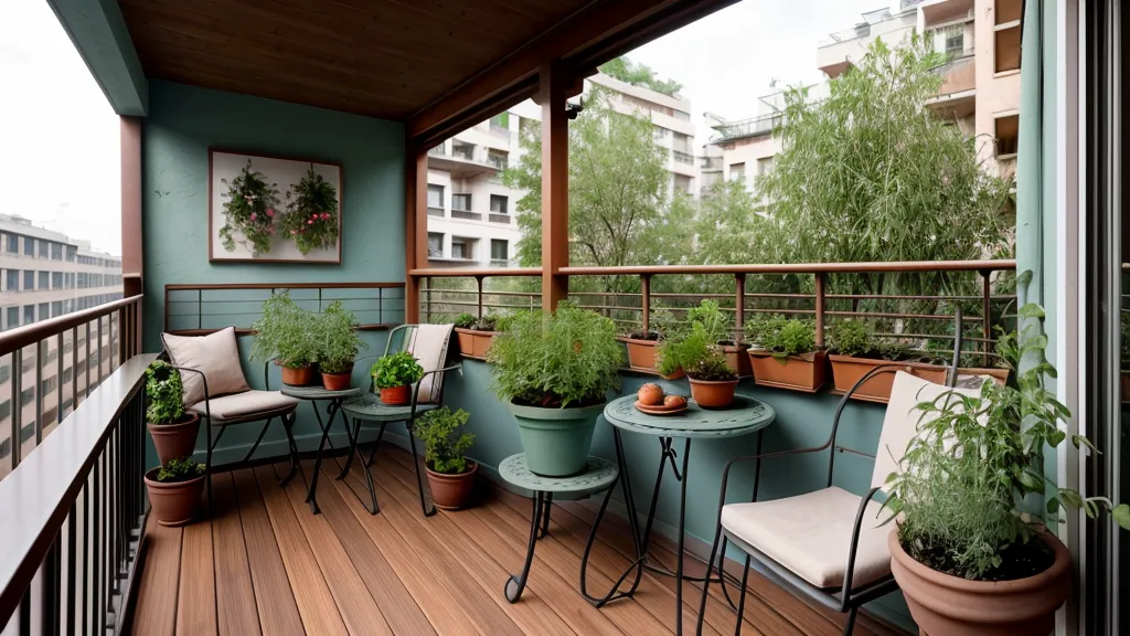 Tomate cherry maduro creciendo en una maceta de terraza pequeña abonada con abono orgánico en Barcelona