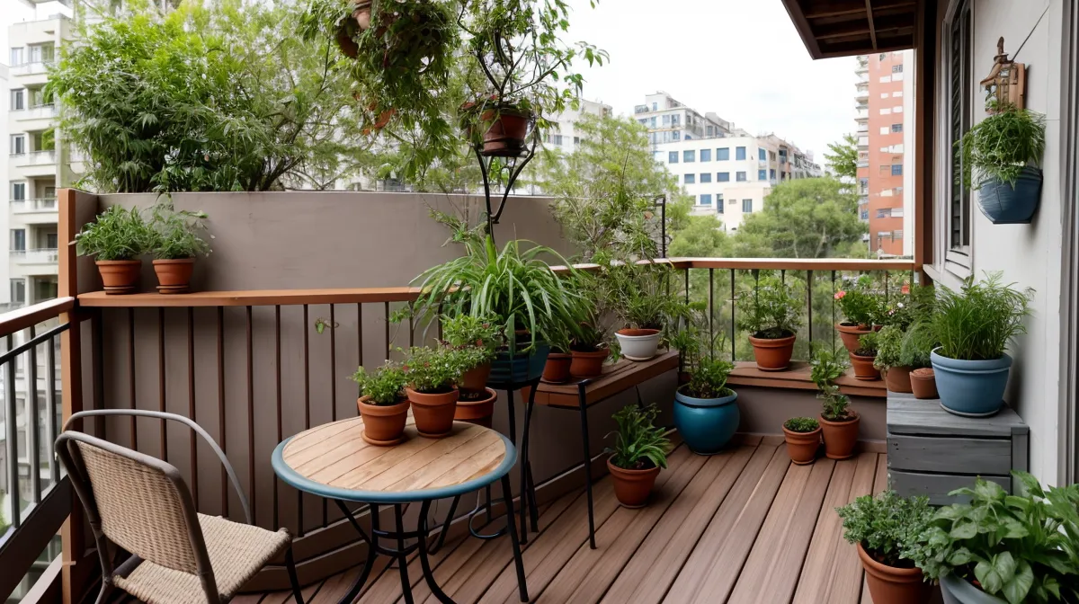 kokedama sumergida en un cubo de agua durante el riego correcto, ejemplo de cuidados orgánicos para principiantes en un balcón de Barcelona